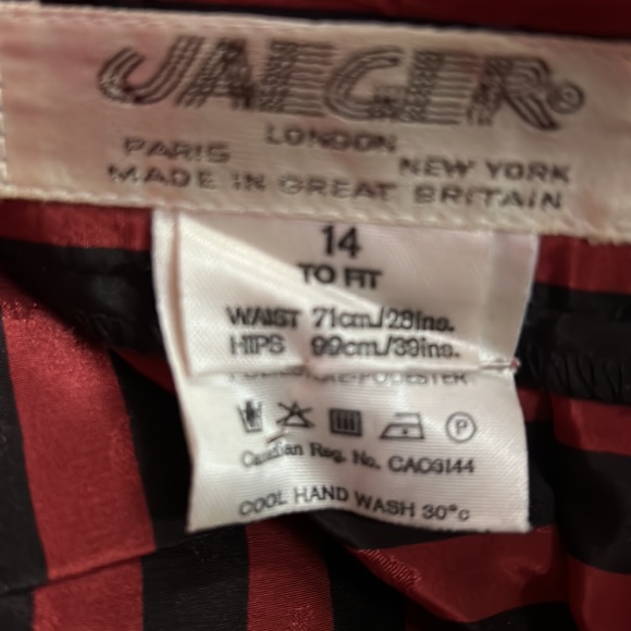 Vintage Jaeger Pleated Maxi Skort Culottes 8 - Picture 11 of 14